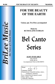 For the Beauty of the Earth Unison/Two-Part choral sheet music cover Thumbnail